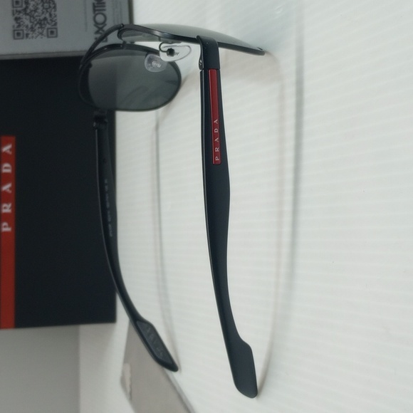 Prada sunglasses sps 53p black frame made in Italy - Picture 2 of 8